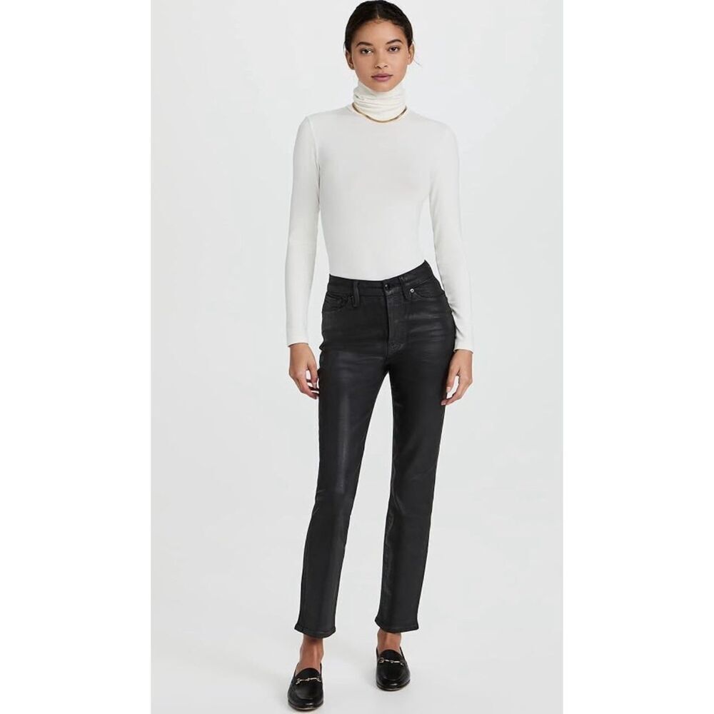 ✨Good American Women's Good Classic Coated Sz 0/25 Pants✨